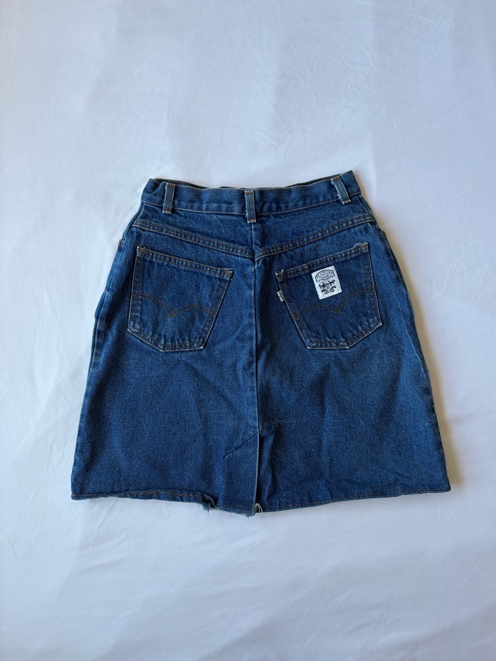 Dark Washed Denim Levi’s Skirt
